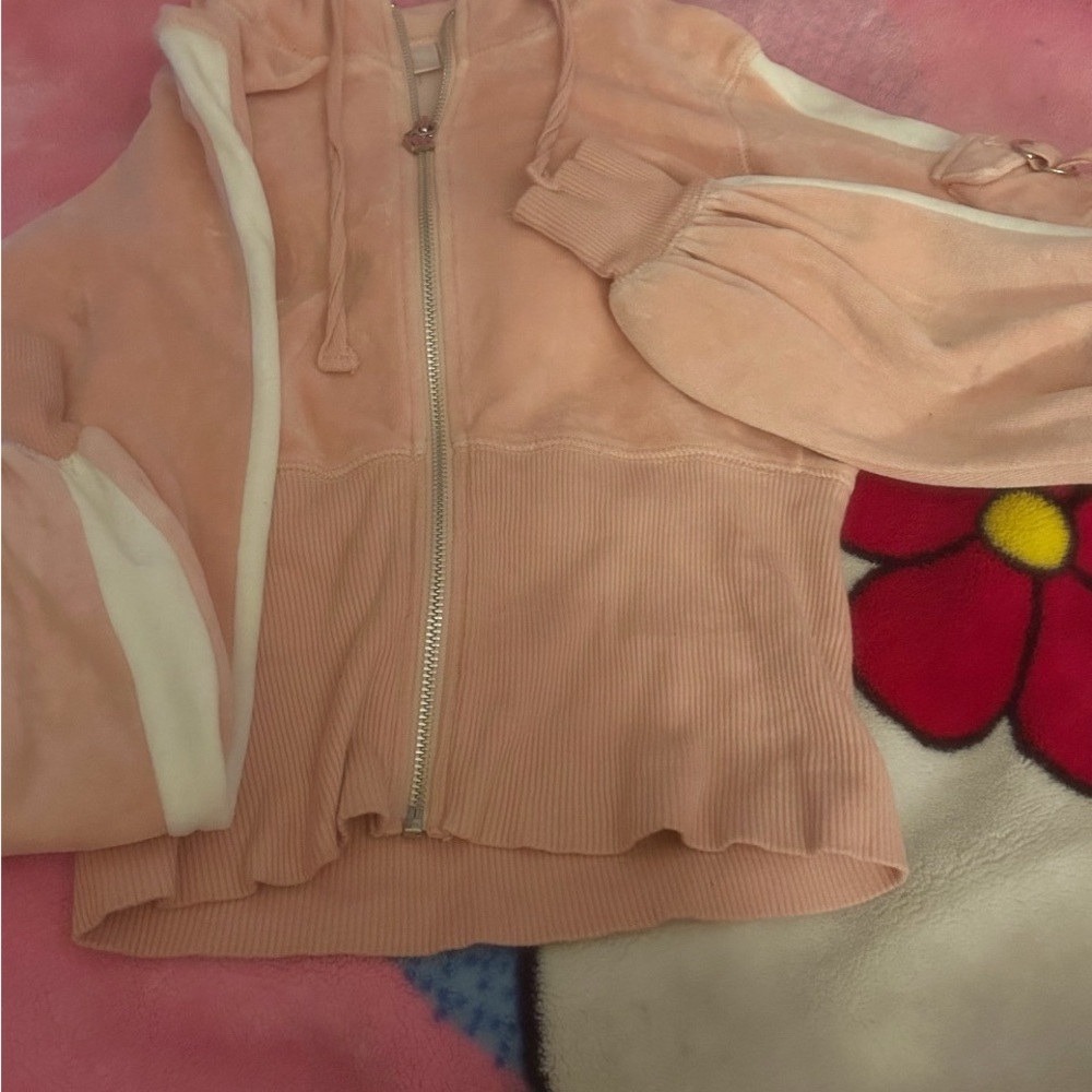 Jennifer Lopez Blush and Cream Hoodie